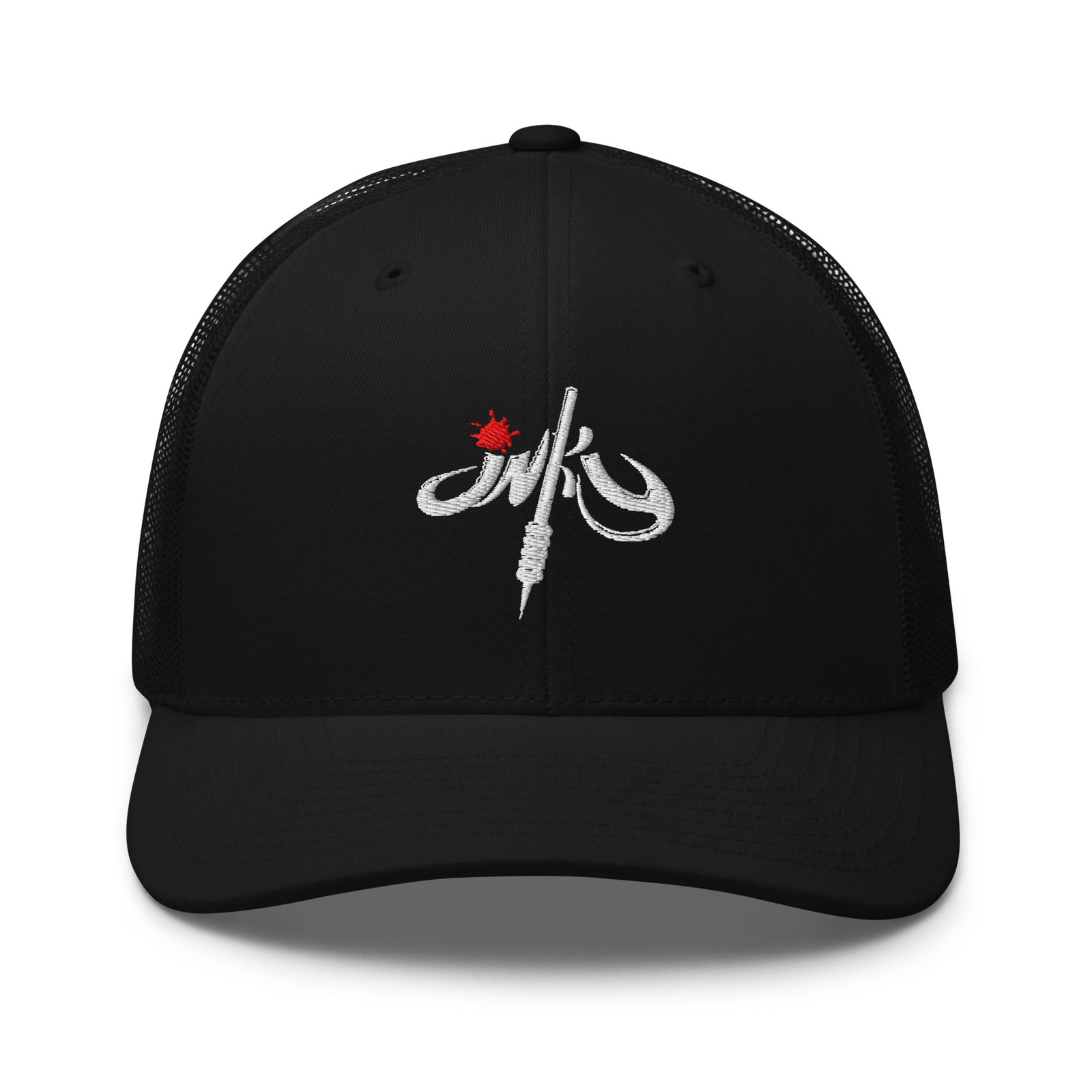 Inky Trucker Cap Black